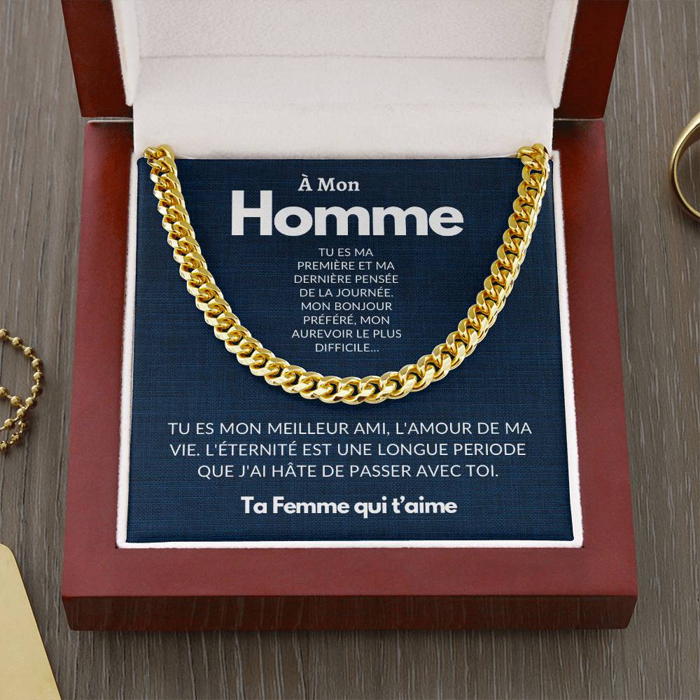 À mon Homme - Ma première pensée - Chaîne Cubaine