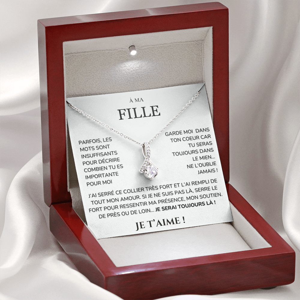 À ma Fille - les mots sont insuffisants - Collier Alluring Beauty