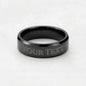 À mon père - Merci pour tout - Bague personnalisée (Gravez votre texte !)