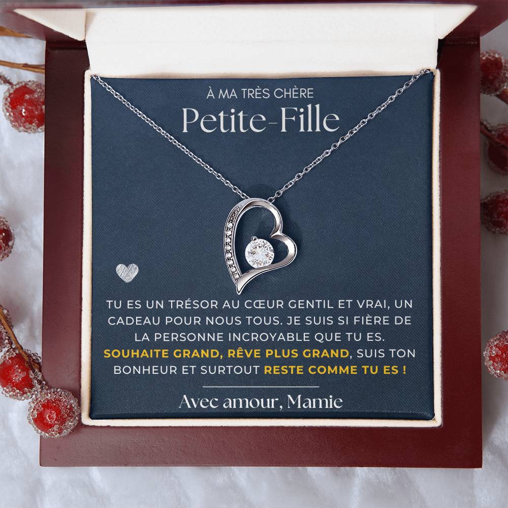 À ma Petite-fille - Reste comme tu es - Collier Forever Love