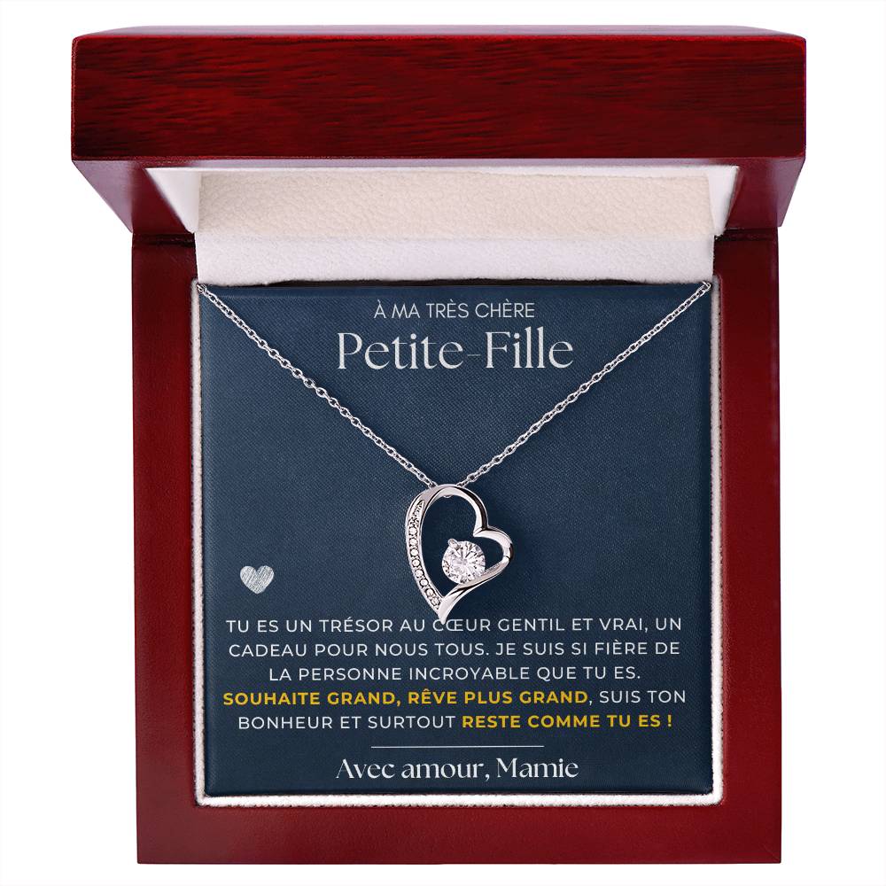 À ma Petite-fille - Reste comme tu es - Collier Forever Love