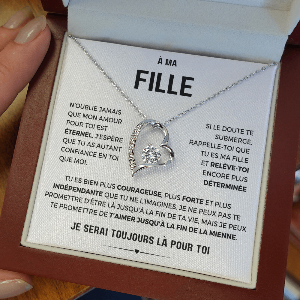 À ma Fille - Amour éternel - Collier Forever Love