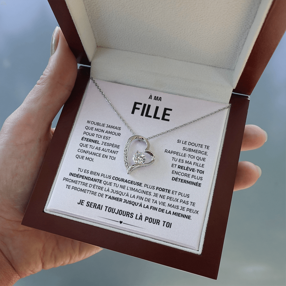 À ma Fille - Amour éternel - Collier Forever Love