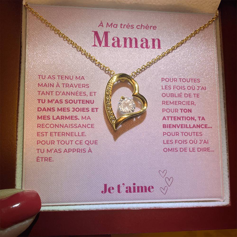 À ma Mère - Toutes les fois où j'ai omis - Collier Forever Love