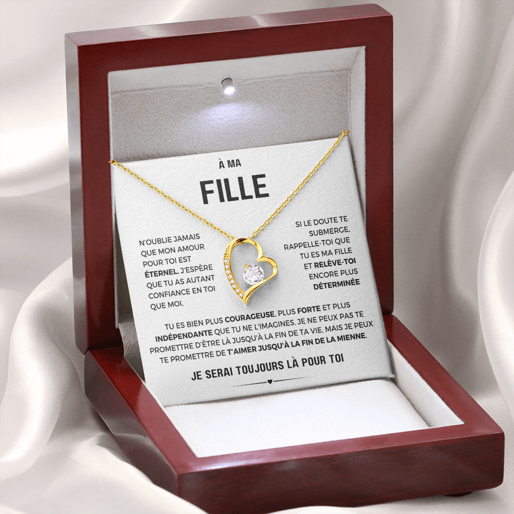 À ma Fille - Amour éternel - Collier Forever Love