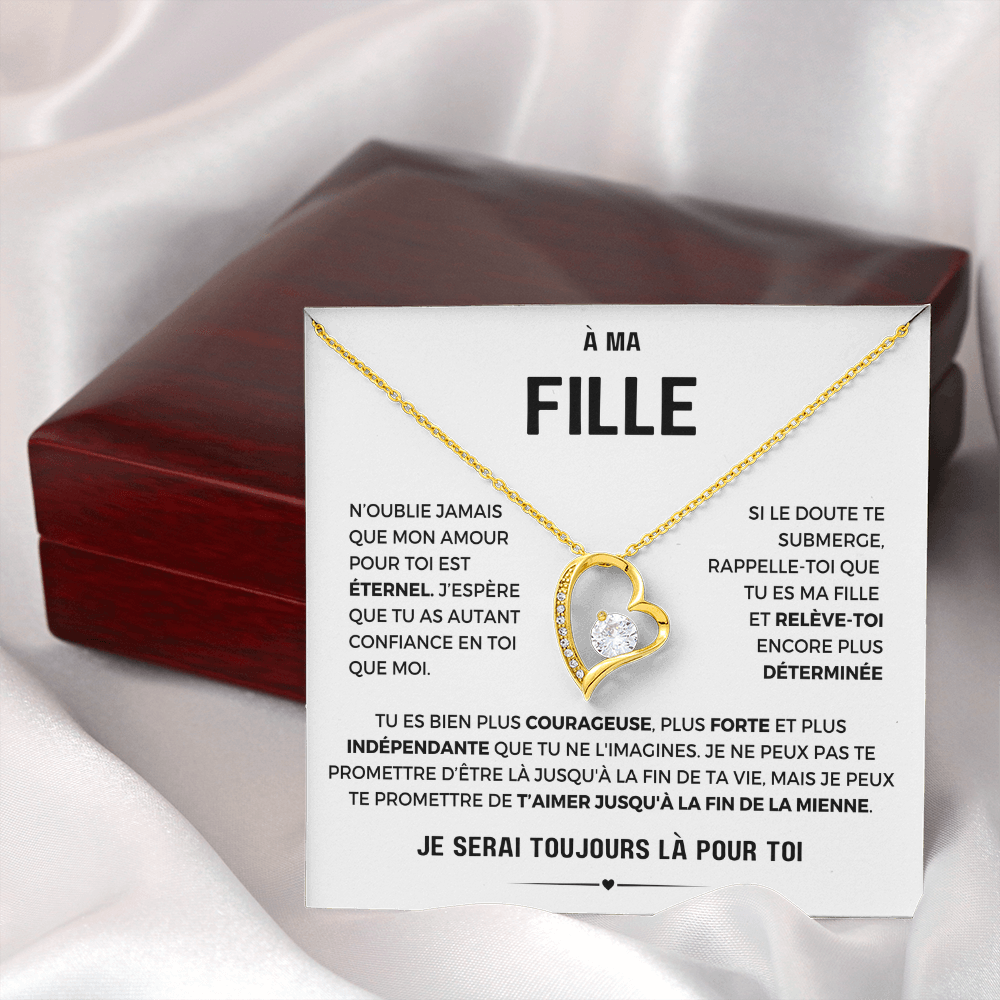À ma Fille - Amour éternel - Collier Forever Love