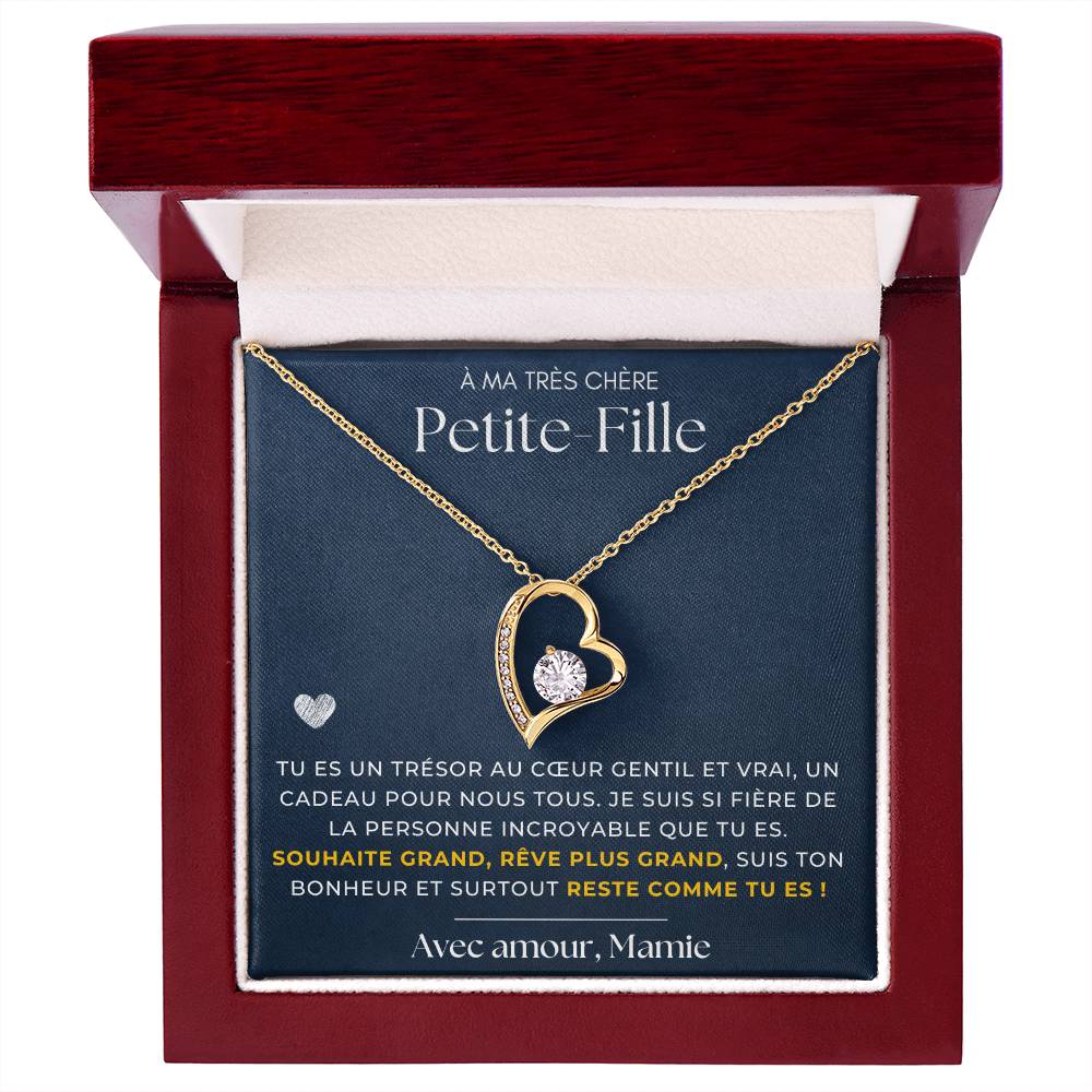 À ma Petite-fille - Reste comme tu es - Collier Forever Love