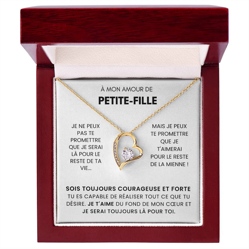 À ma Petite-Fille - Sois forte - Collier Forever Love