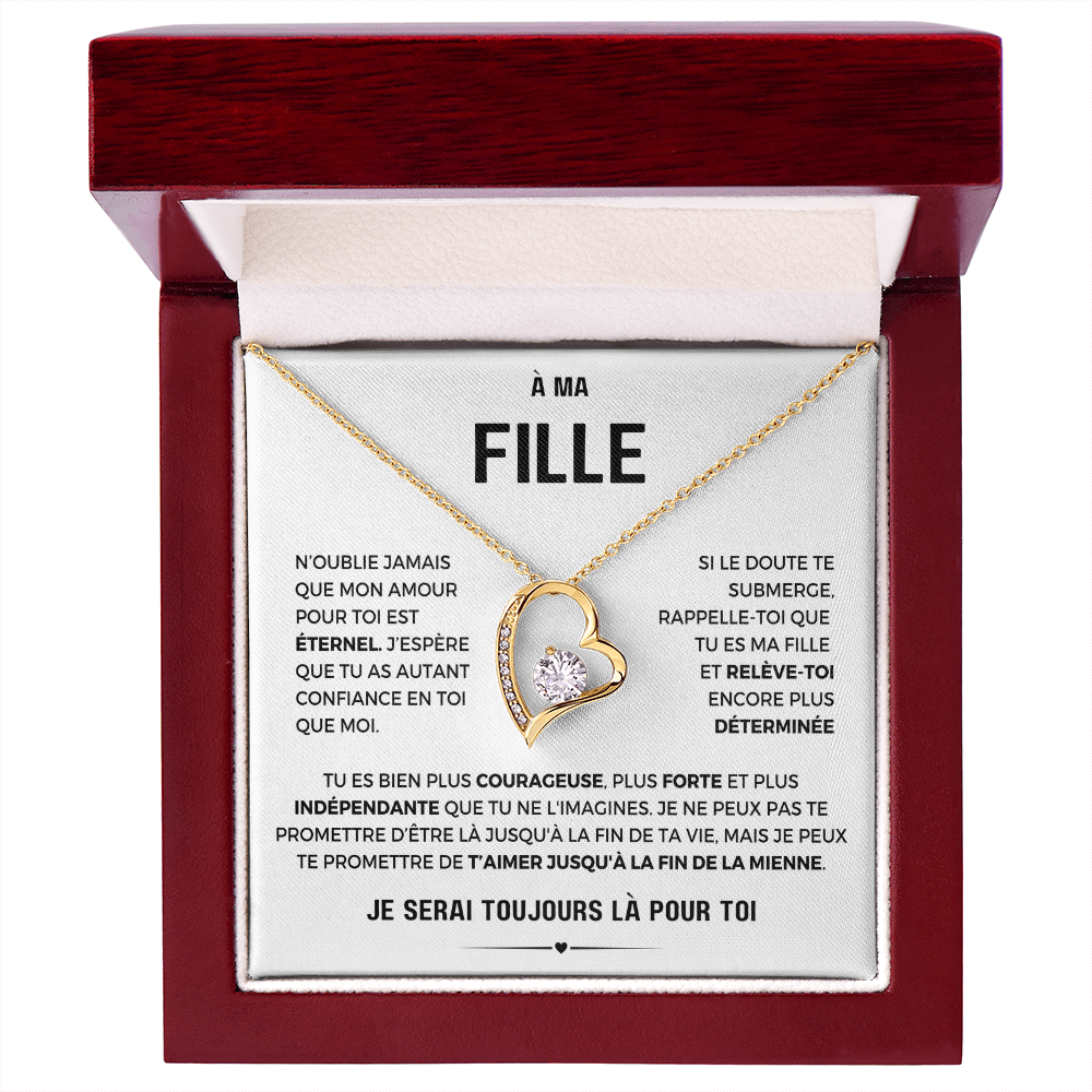 À ma Fille - Amour éternel - Collier Forever Love