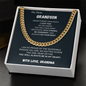 To my Grandson - Do your best! - Cuban Link Chain