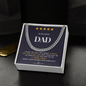 To my Dad - A rock in my life - Cuban Link Chain