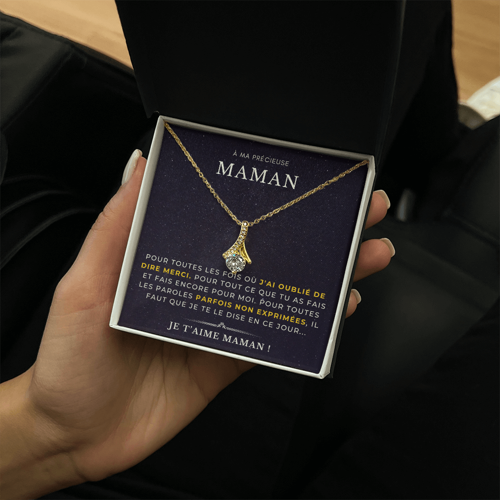 À ma Mère - Les paroles non exprimées - Collier alluring beauty