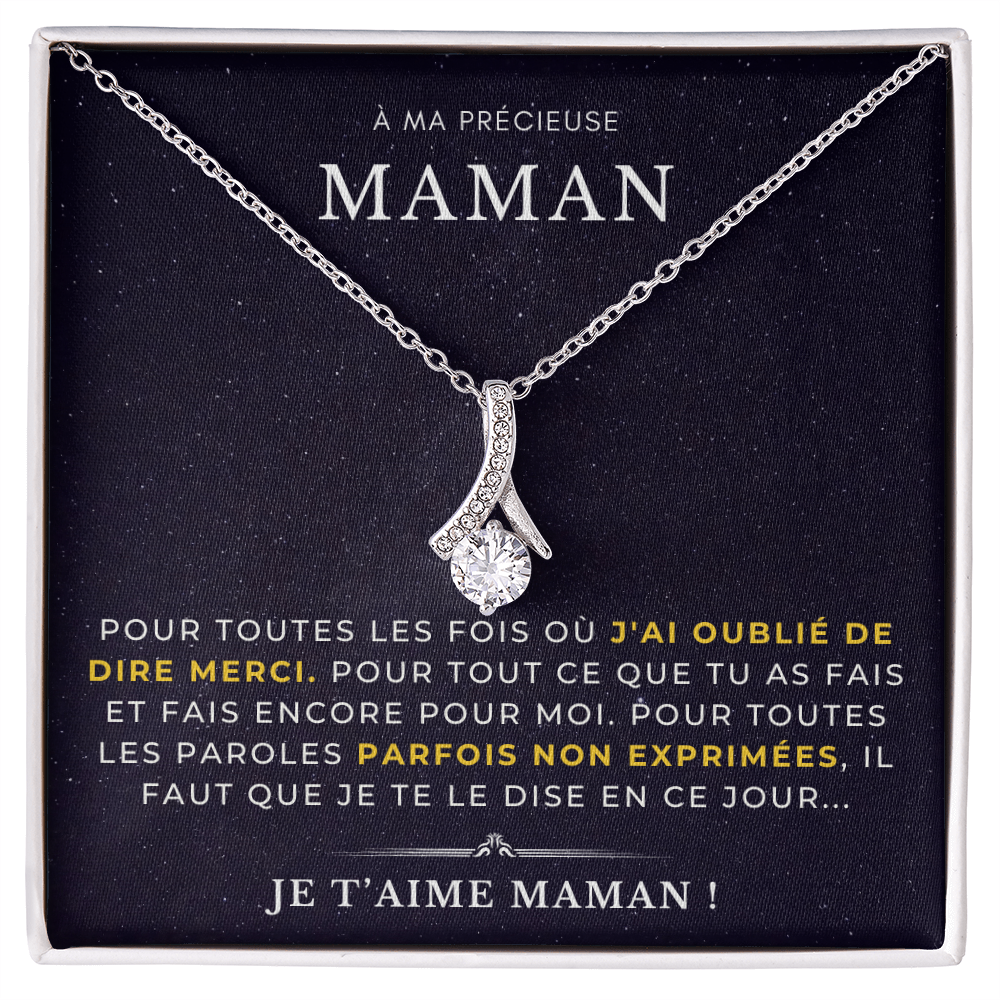À ma Mère - Les paroles non exprimées - Collier alluring beauty