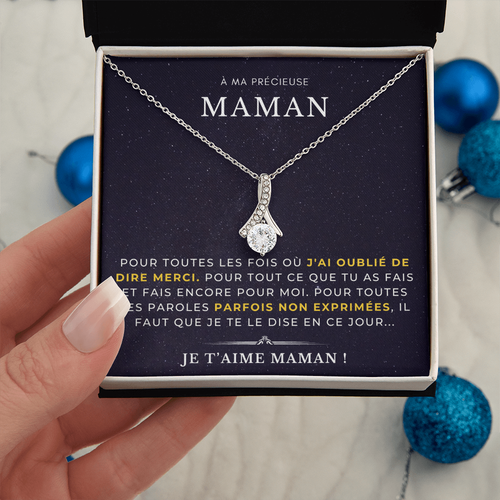 À ma Mère - Les paroles non exprimées - Collier alluring beauty