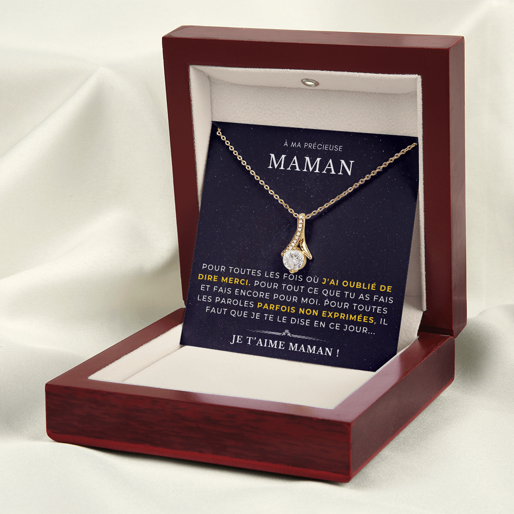 À ma Mère - Les paroles non exprimées - Collier alluring beauty