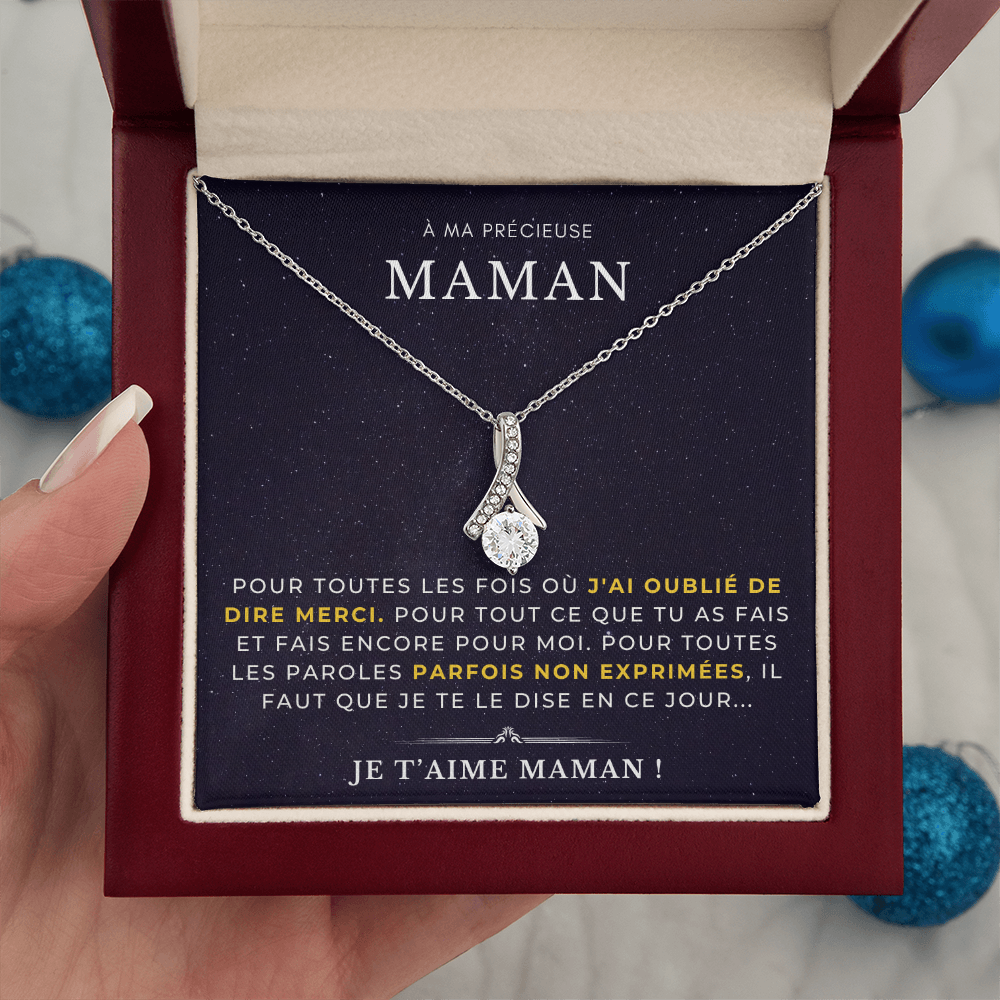 À ma Mère - Les paroles non exprimées - Collier alluring beauty