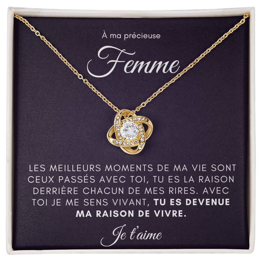 À ma Femme - Les meilleurs moments - Collier Love Knot