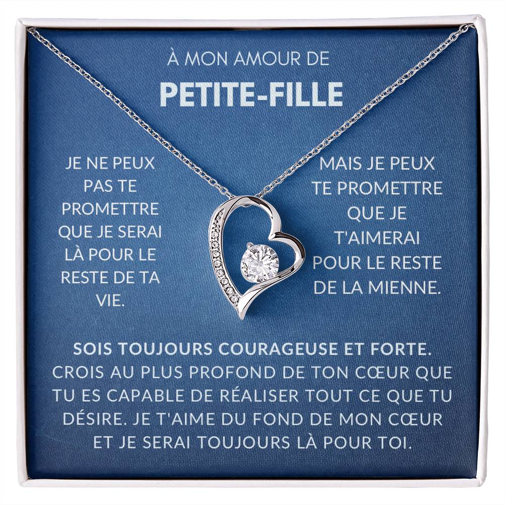 À ma Petite-Fille - Sois forte et courageuse - Collier Forever Love