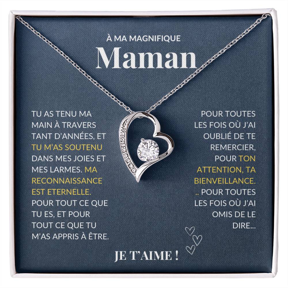 À ma Mère - Tu as tenu ma main - Collier Forever Love