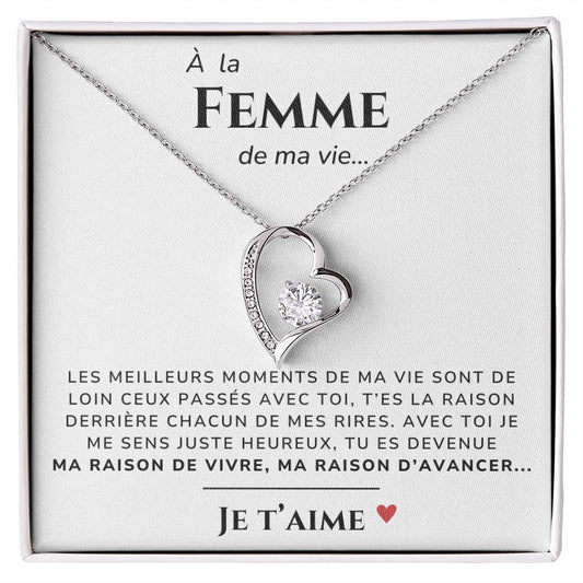 À ma Femme - Les meilleurs moments - Collier Forever Love