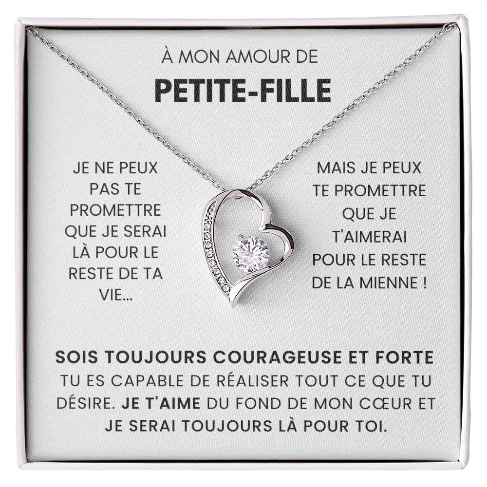 À ma Petite-Fille - Sois forte - Collier Forever Love