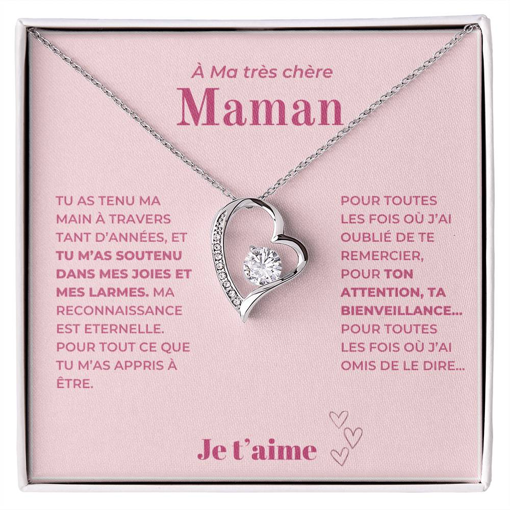 À ma Mère - Toutes les fois où j'ai omis - Collier Forever Love