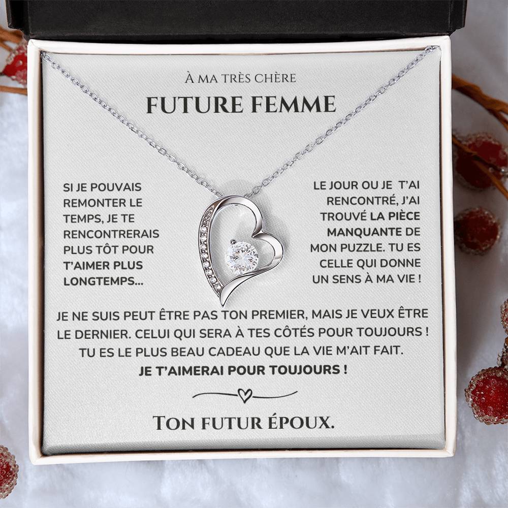 À ma Femme - Ma pièce manquante - Collier Forever Love