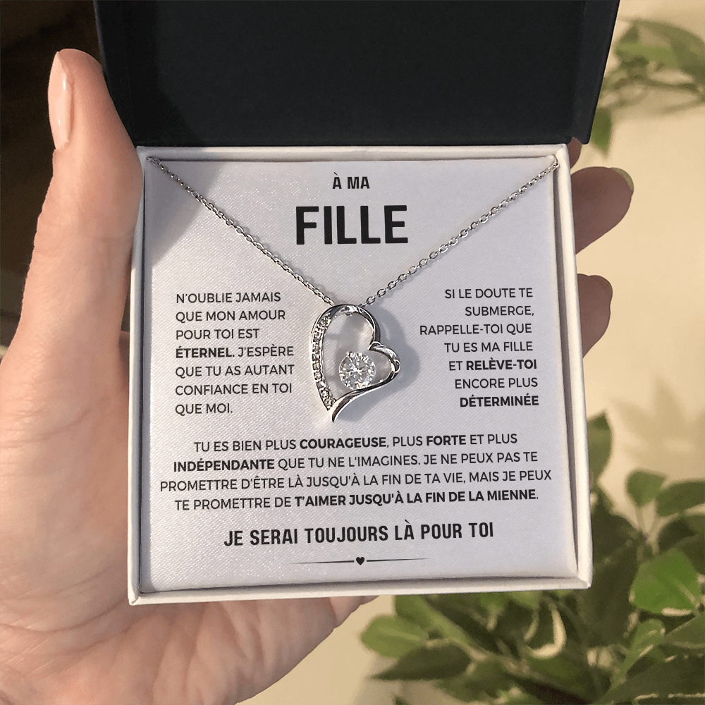 À ma Fille - Amour éternel - Collier Forever Love