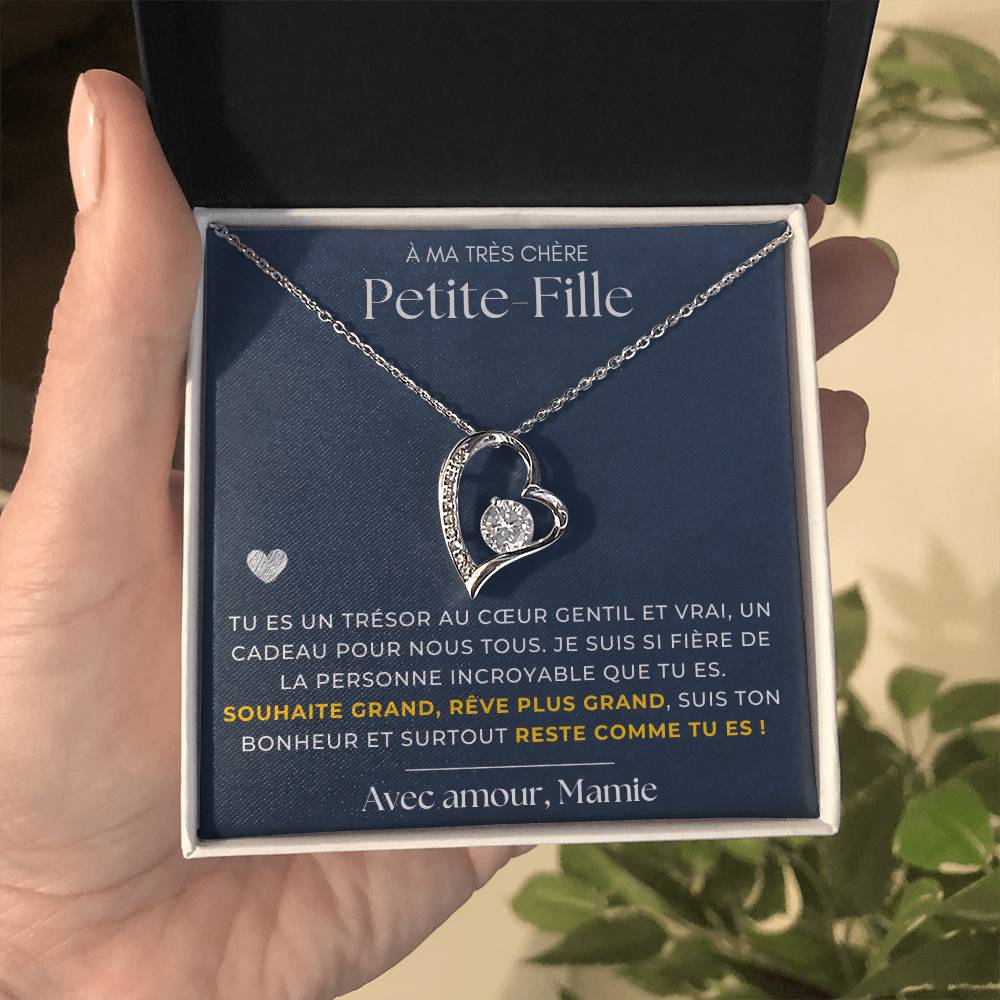 À ma Petite-fille - Reste comme tu es - Collier Forever Love