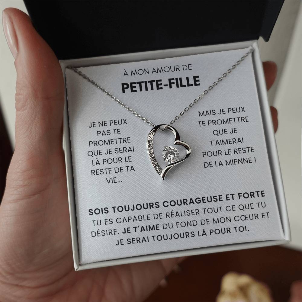 À ma Petite-Fille - Sois forte - Collier Forever Love