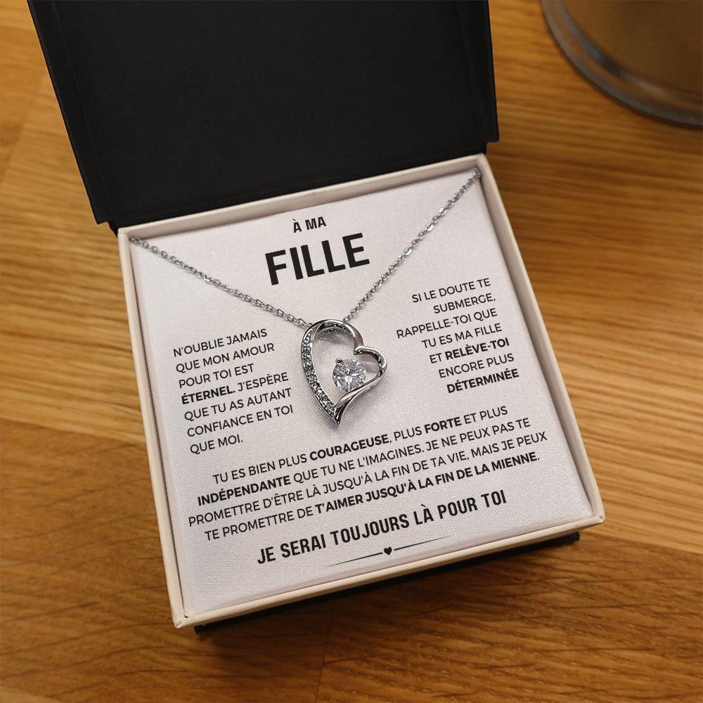 À ma Fille - Amour éternel - Collier Forever Love
