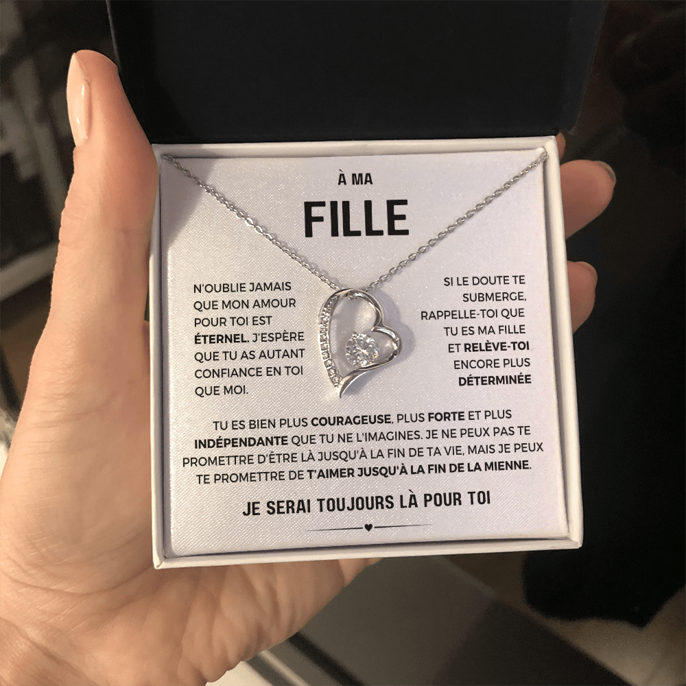 À ma Fille - Amour éternel - Collier Forever Love