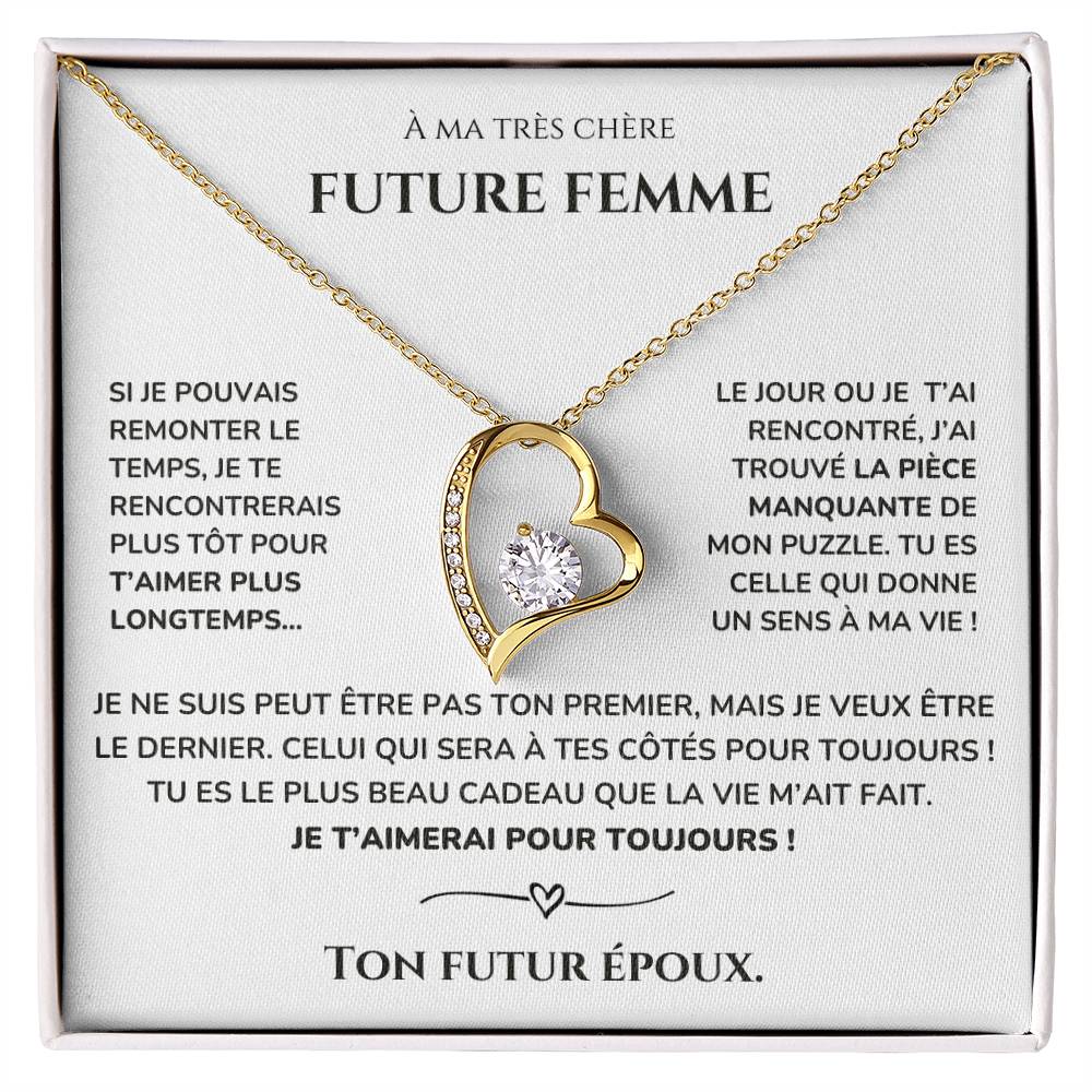 À ma Femme - Ma pièce manquante - Collier Forever Love