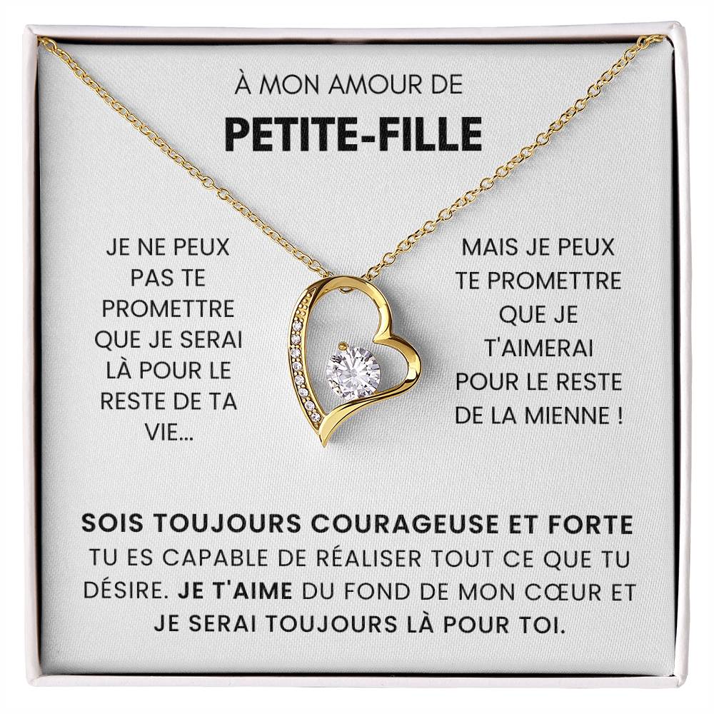 À ma Petite-Fille - Sois forte - Collier Forever Love