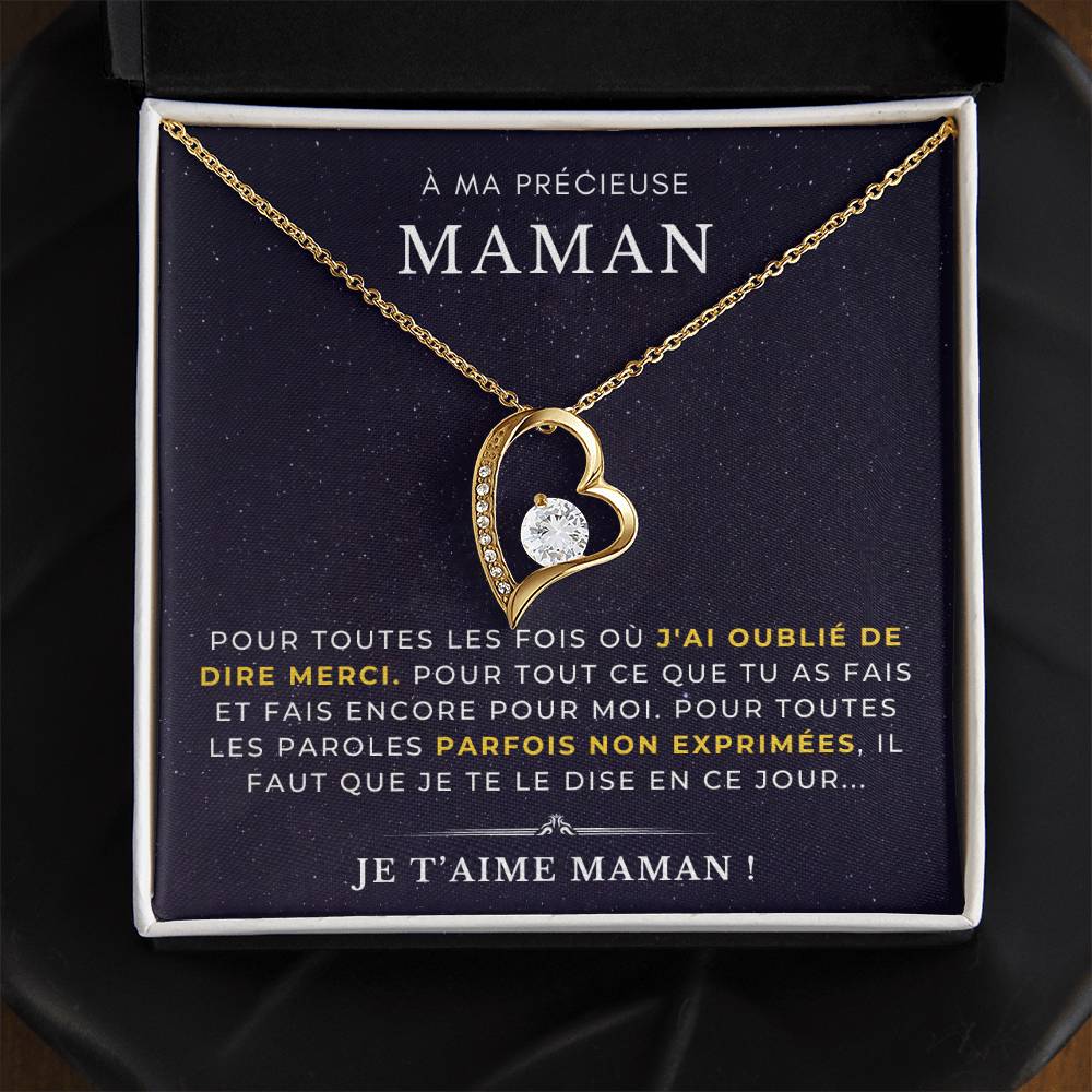 À ma Mère - Pour toutes les fois où - Collier Forever Love