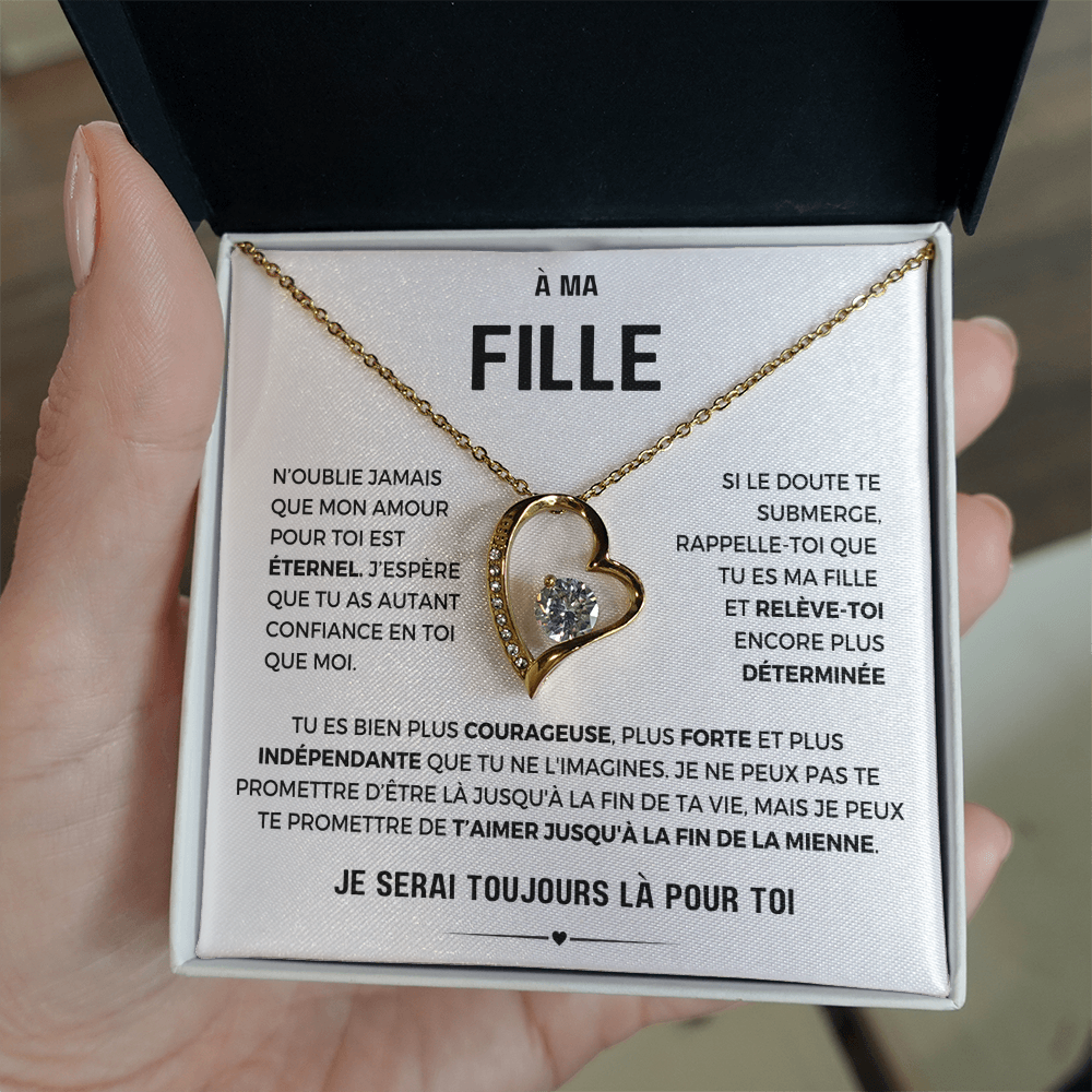 À ma Fille - Amour éternel - Collier Forever Love
