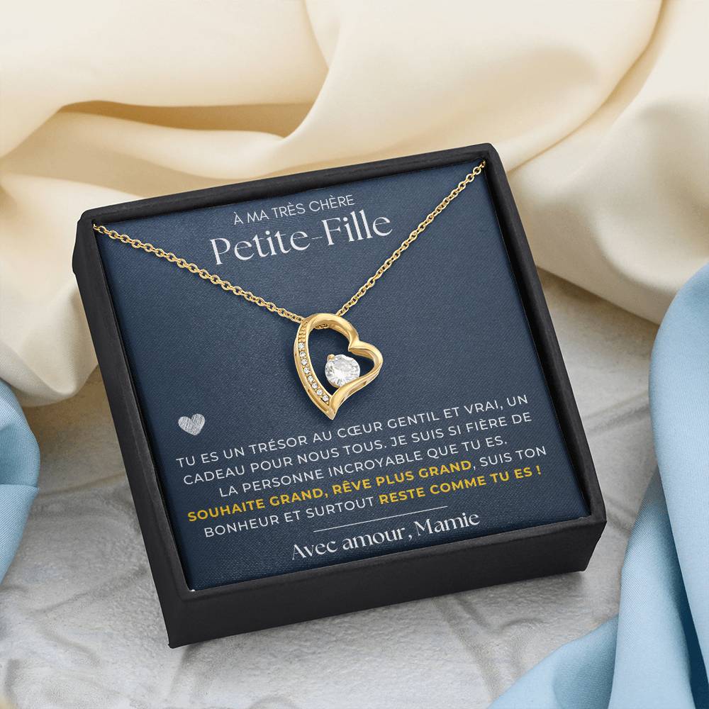 À ma Petite-fille - Reste comme tu es - Collier Forever Love