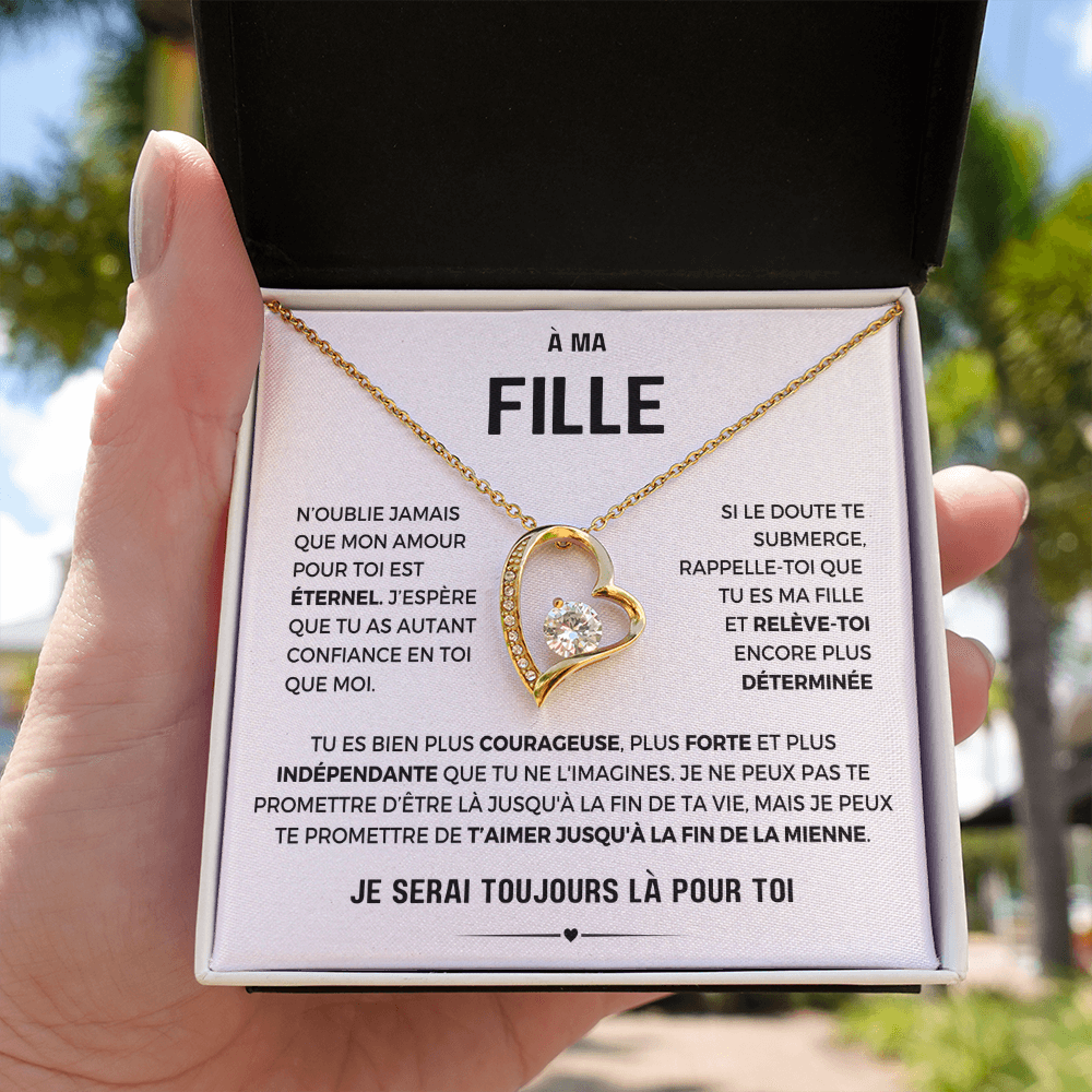 À ma Fille - Amour éternel - Collier Forever Love